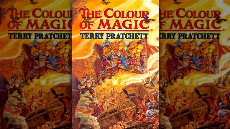 The cover of The Colour of Magic by Terry Pratchett