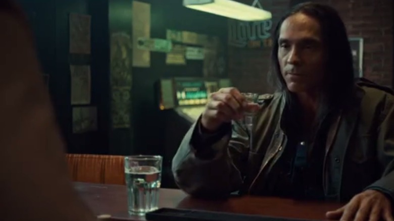Hanzee drinking alone