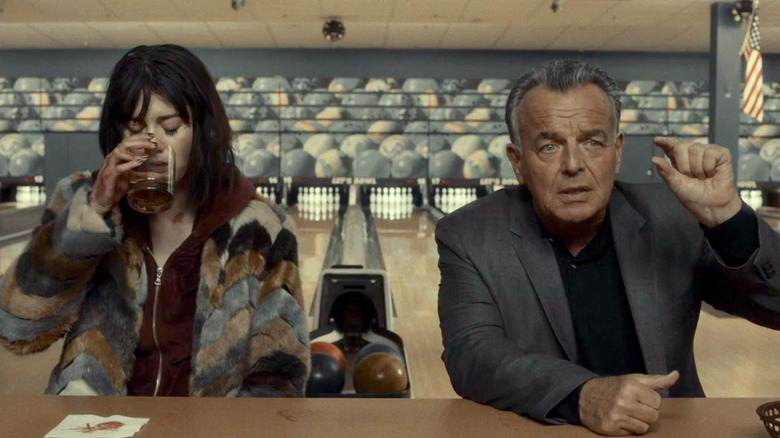 Nicki sitting with Ray Wise