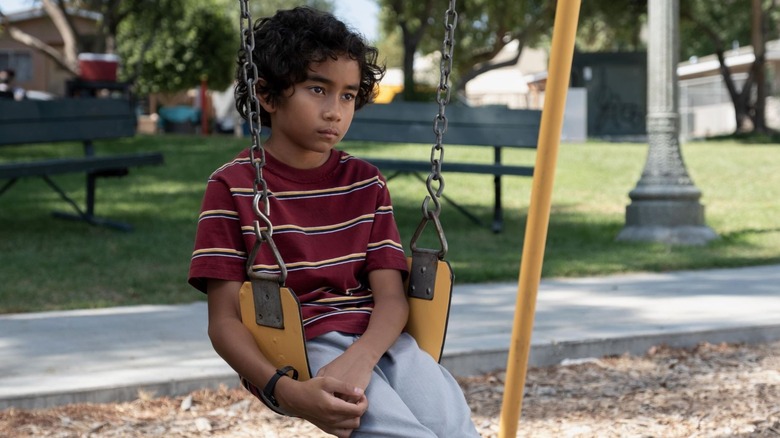 Luna (﻿Yonas Kibreab) in "Into The Dark: Blood Moon"
