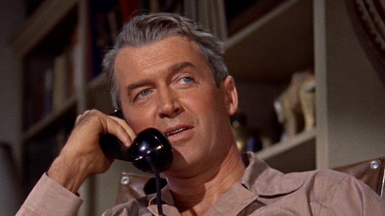 James Stewart on the telephone