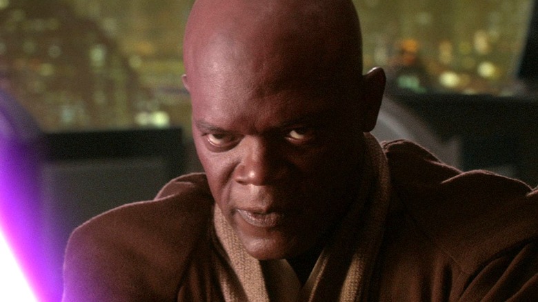 Mace Windu lightsaber Revenge of the Sith