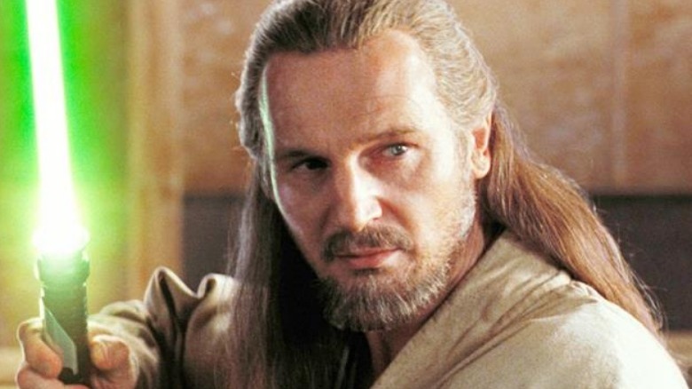 Qui-Gon Jinn green lightsaber The Phantom Menace