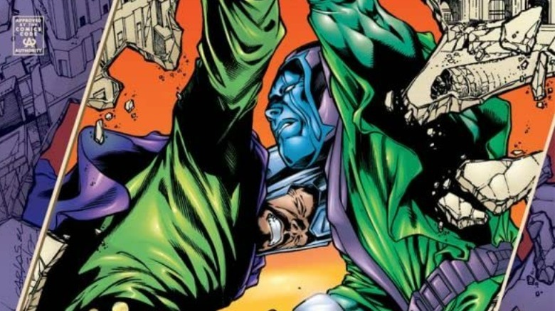 Immortus fighting Kang