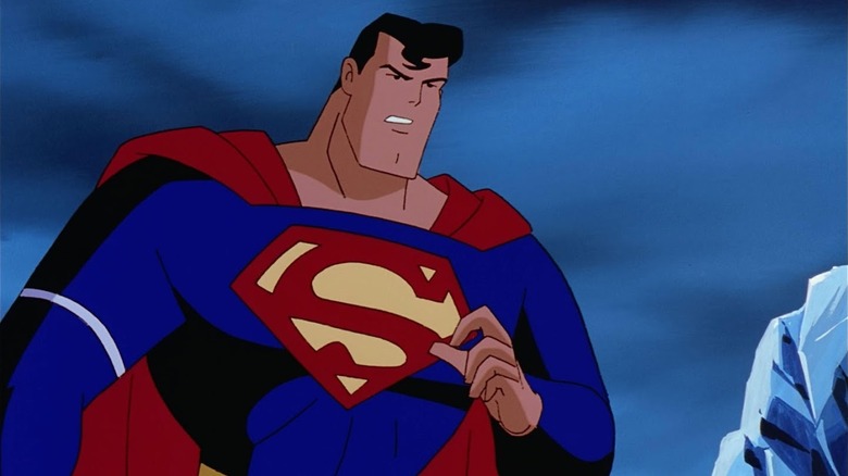 Superman by ice in Superman: The Animated Series