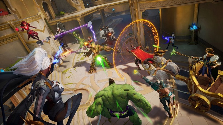 Two teams of heroes converge in battle in Marvel Rivals