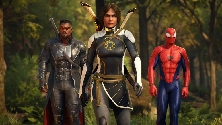 The Hunter leads Blade and Spider-Man in Marvel's Midnight Suns