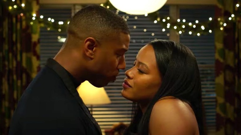 Michael B. Jordan Chanté Adams kiss Journal for Jordan