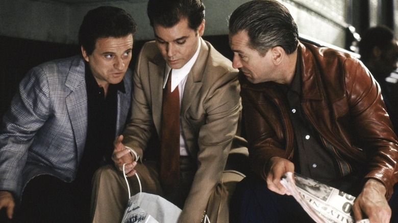 Joe Pesci and Ray Liotta and Robert De Niro