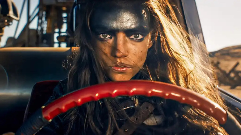 Furiosa drives the War Rig in Furiosa: A Mad Max Saga