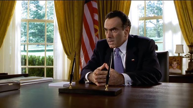 President Richard Nixon (Dan Hedaya) is upset in the Oval Office in Dick