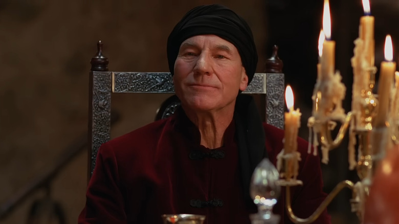 Captain Nemo (Patrick Stewart) makes an inquiry in Mysterious Island