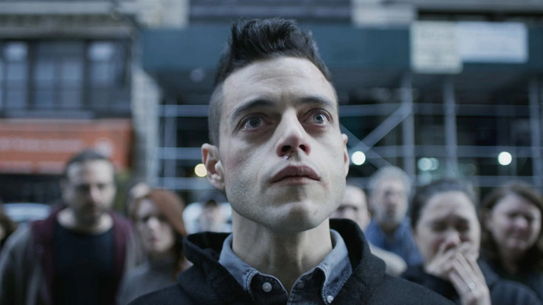 Elliot staring in fear