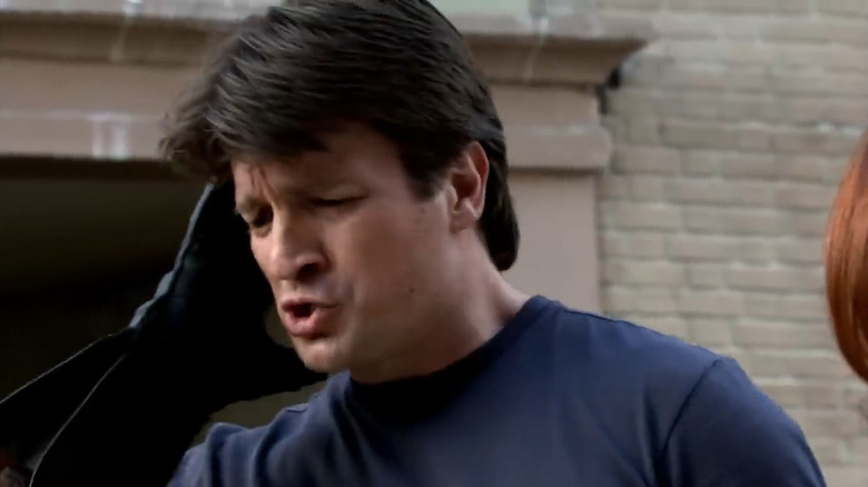 Captain Hammer (Nathan Fillion) singing in Dr. Horrible's Sing-Along Blog