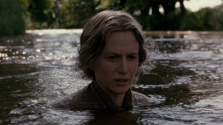 Nicole Kidman swimming as Virginia Woolf in The Hours