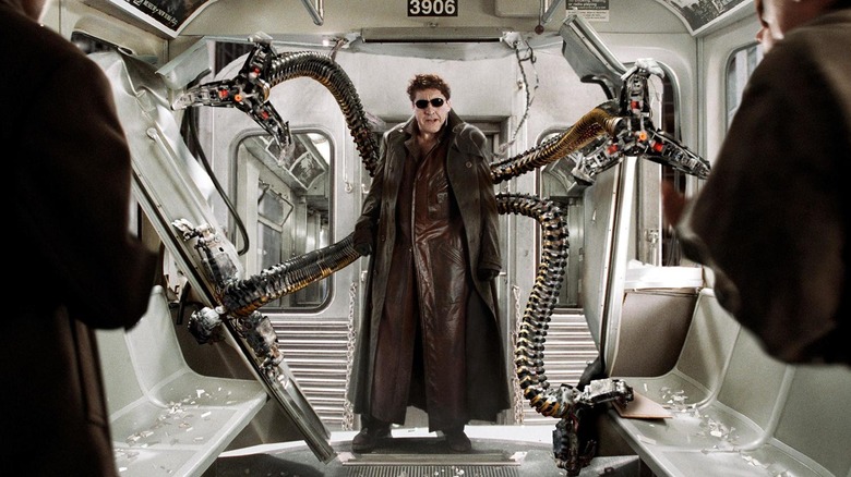 Doc Ock on the train