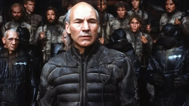 Patrick Stewart as Gurney Halleck (in the 1980s classic DUNE)