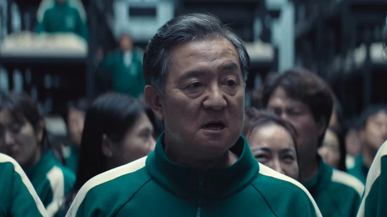 Sog Young-chang's Im Jeong-dae speaking in the dormitory on Squid Game