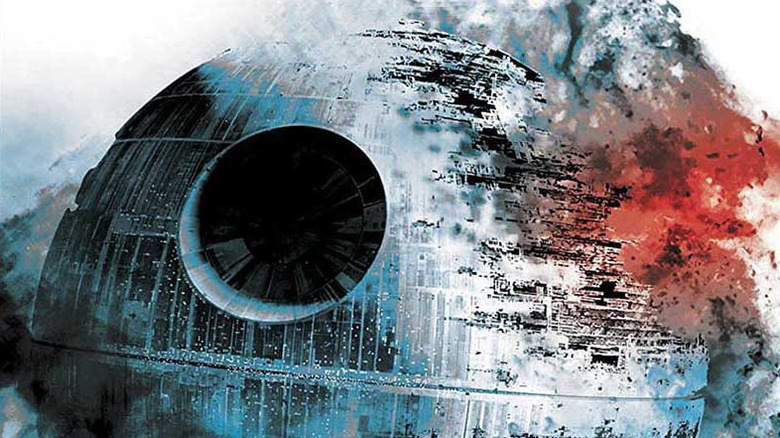 Death Star explodes on Aftermath cover
