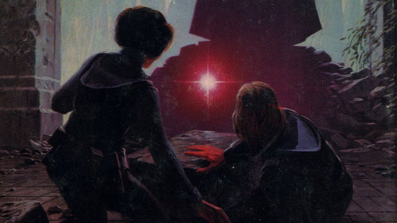 Luke and Leia find Kyber Crystal on the Splinter of the Mind's Eye cover