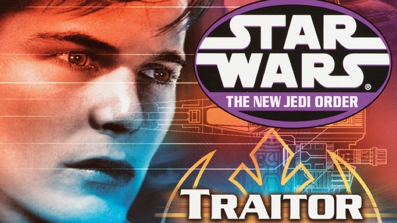 Jacen Solo looks worried on the cover of Star Wars: The New Jedi Order