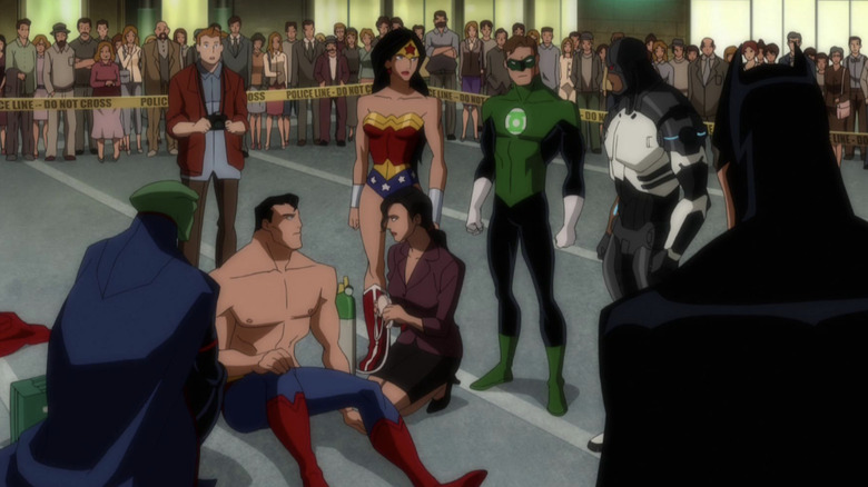 Characters from "Justice League: Doom"