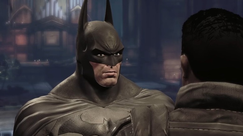 Batman speaking in Batman: Arkham City
