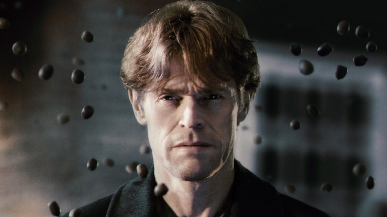 Willem Dafoe hail of stones