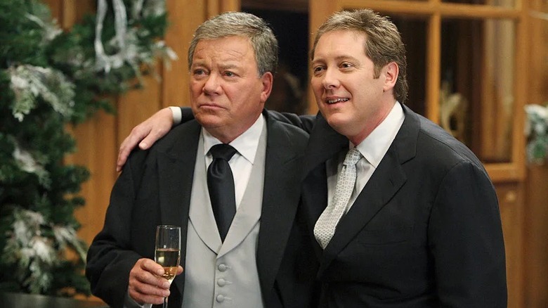William Shatner and James Spader in Boston Legal