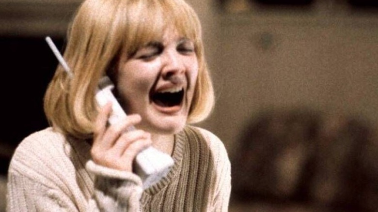 Drew Barrymore in the opening scene of Scream