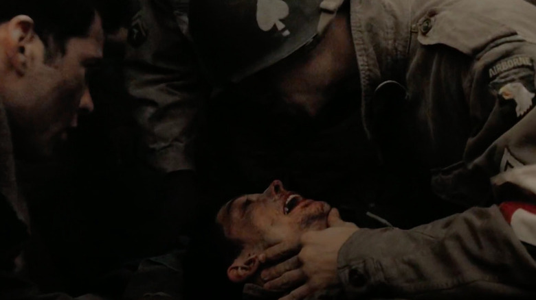 Medic tends to Jackson