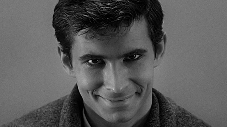 Norman Bates smiling Psycho