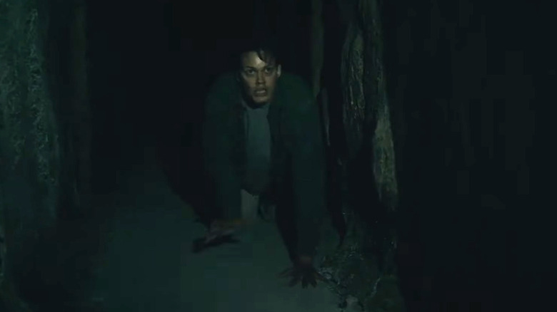 Keith crawling in Barbarian