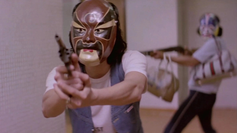 a masked robber, robbing a place in Cops and Robbers