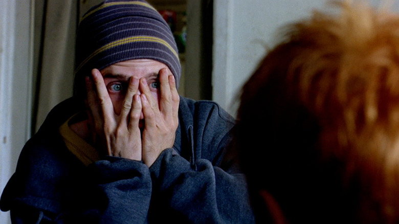 Jesse covers face