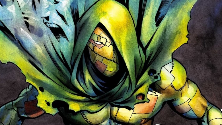 Ragman poses intimidatingly on the cover of Ragman: Suit of Souls #1