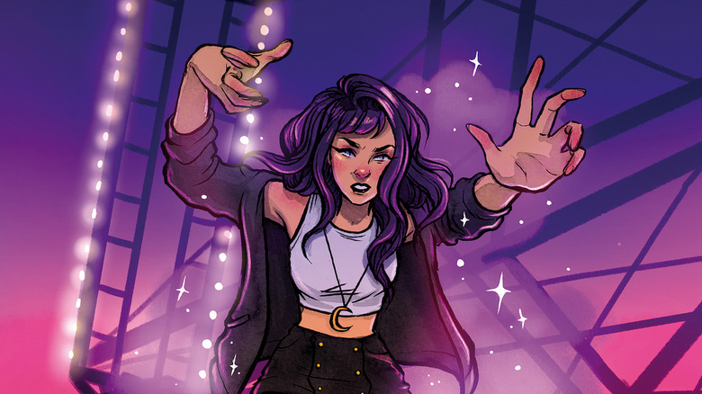 Zatanna prepares to conjure a spell in Zatanna: The Jewel of Gravesend