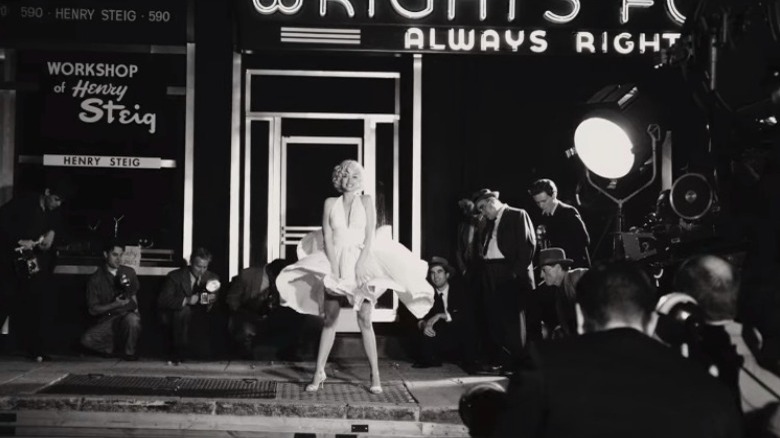 Marilyn on the subway grate Blonde