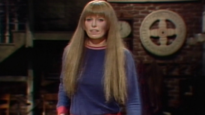 Louise Lasser performing her monologue on Saturday Night Live