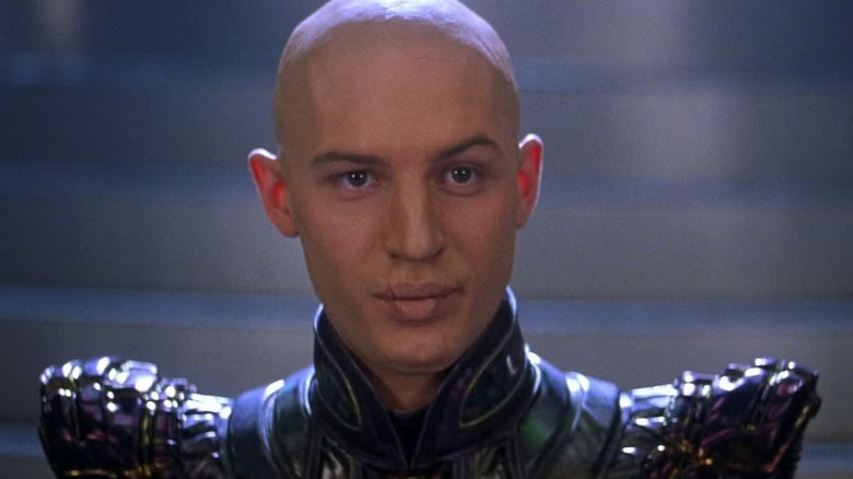 Shinzon (Tom Hardy) and Picard (Patrick Stewart) face off at last in Star Trek Nemesis