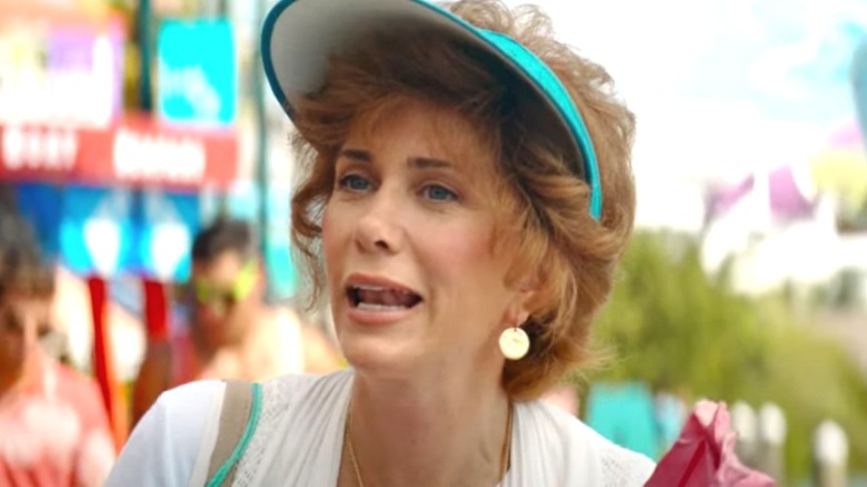 Kristen Wiig in visor Barb and Star Go to Vista Del Mar