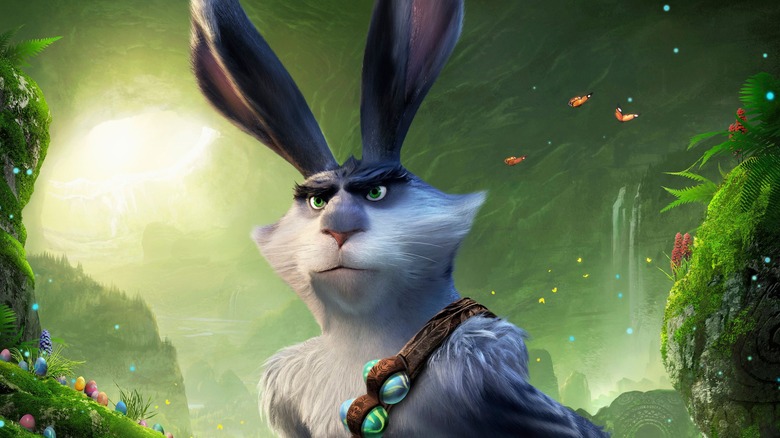 E. Aster Bunnymund in the forest