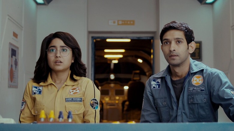 Vikrant Massey and Shweta Tripathi in Cargo