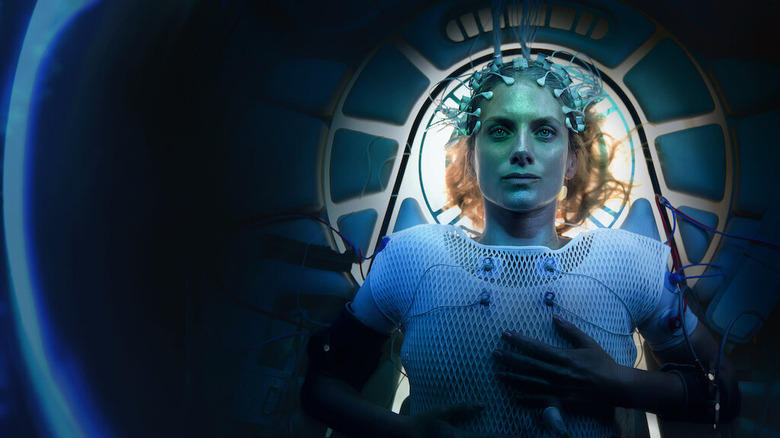 Melanie Laurent calms herself in Oxygen