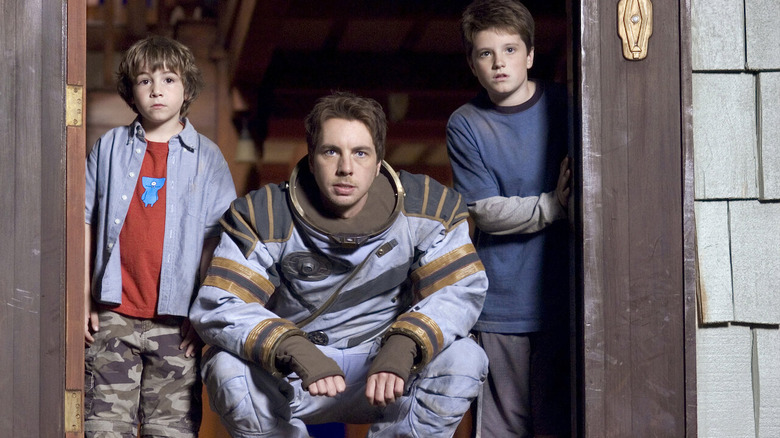 Josh Hutcherson and Dax Shepard in Zathura
