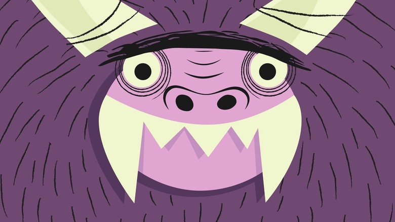 Extreme close up of Eduardo