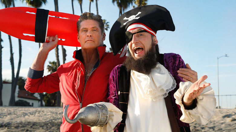 Patchy the Pirate and David Hasselhoff