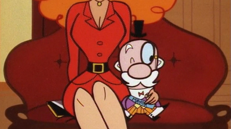 The Mayor sitting alongside Ms. Bellum