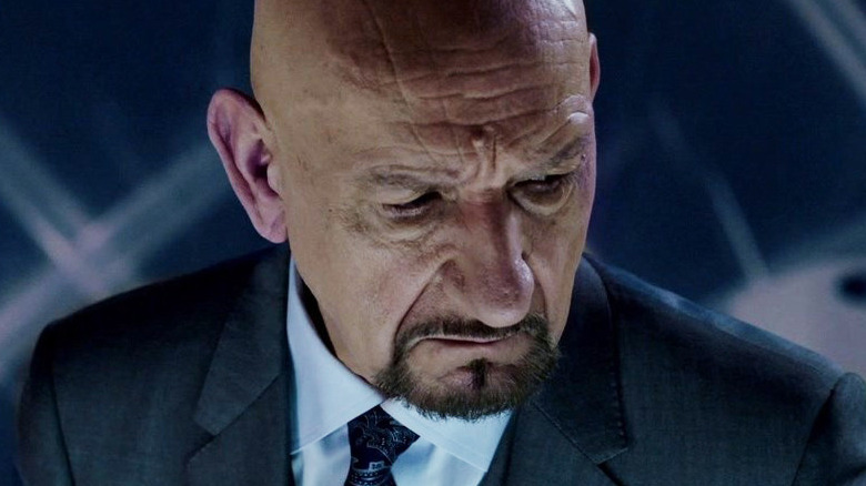 Ben Kingsley wearing suit Self/less 
