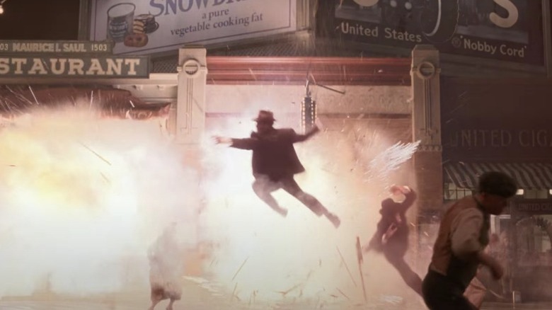 Explosion on the boardwalk
